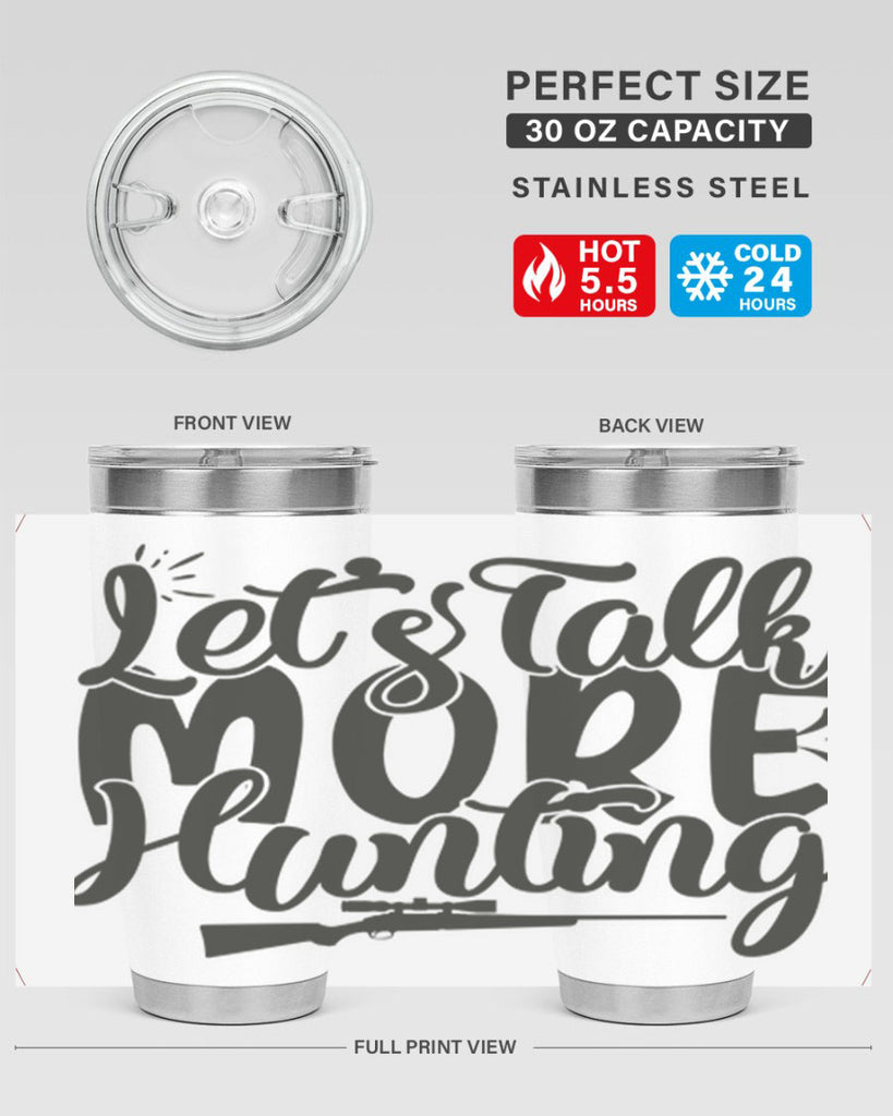 lets talk more hunting 6#- hunting- Tumbler