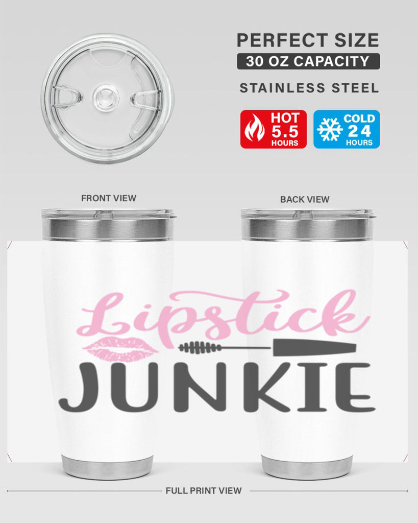 lipstick junkie Style 154#- make up- Tumbler