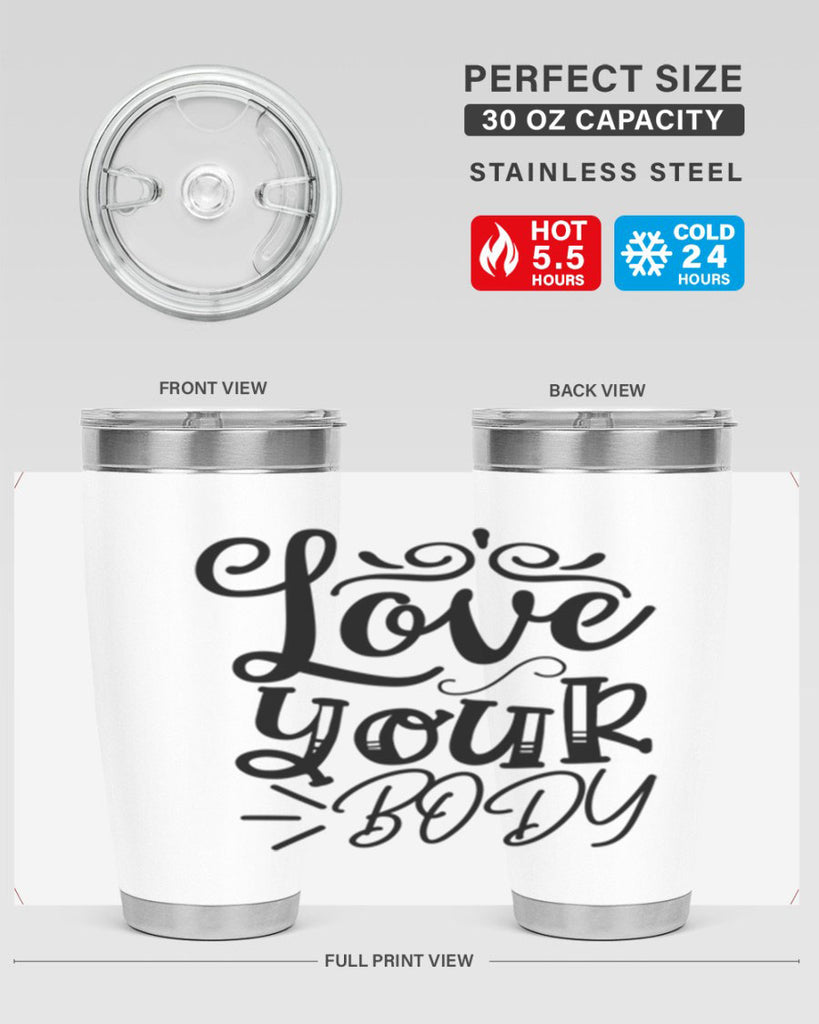 love your body 30#- gym- Tumbler