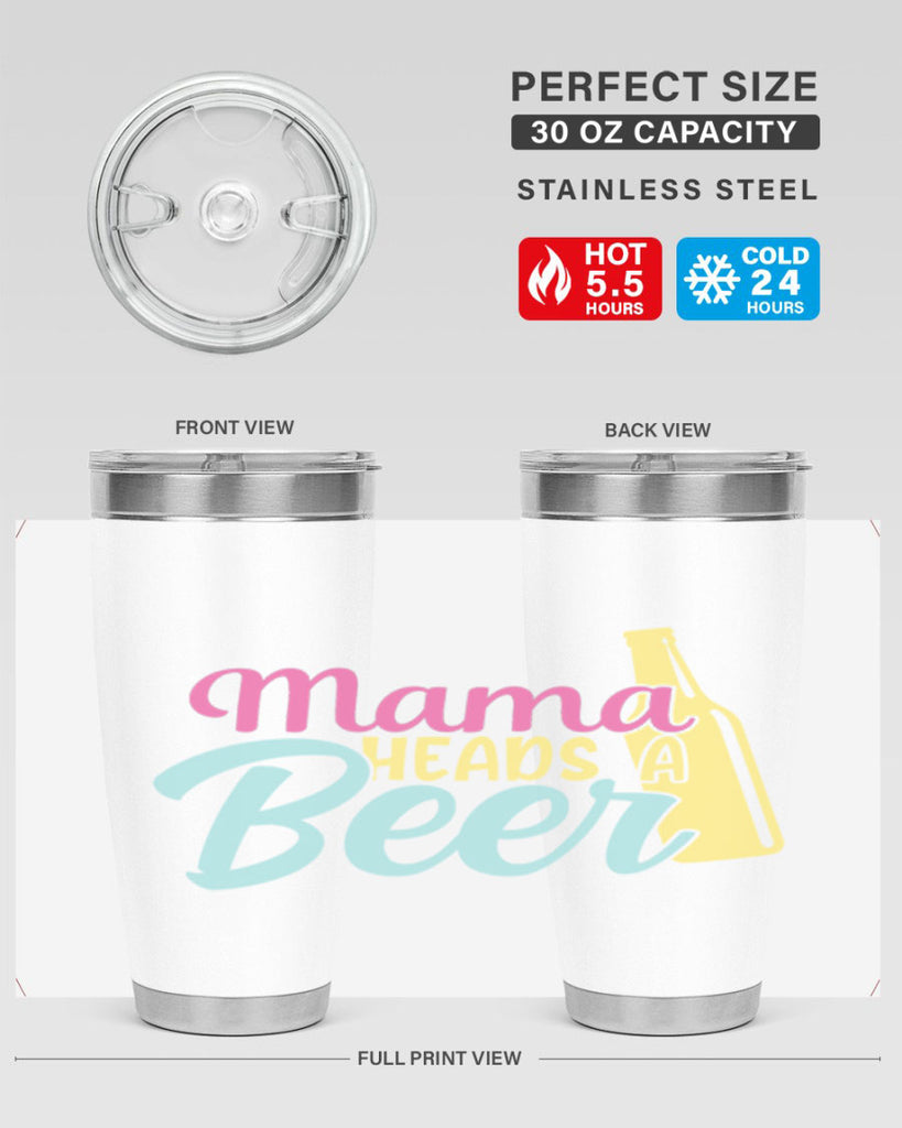 mama heads a beer 124#- beer- Tumbler
