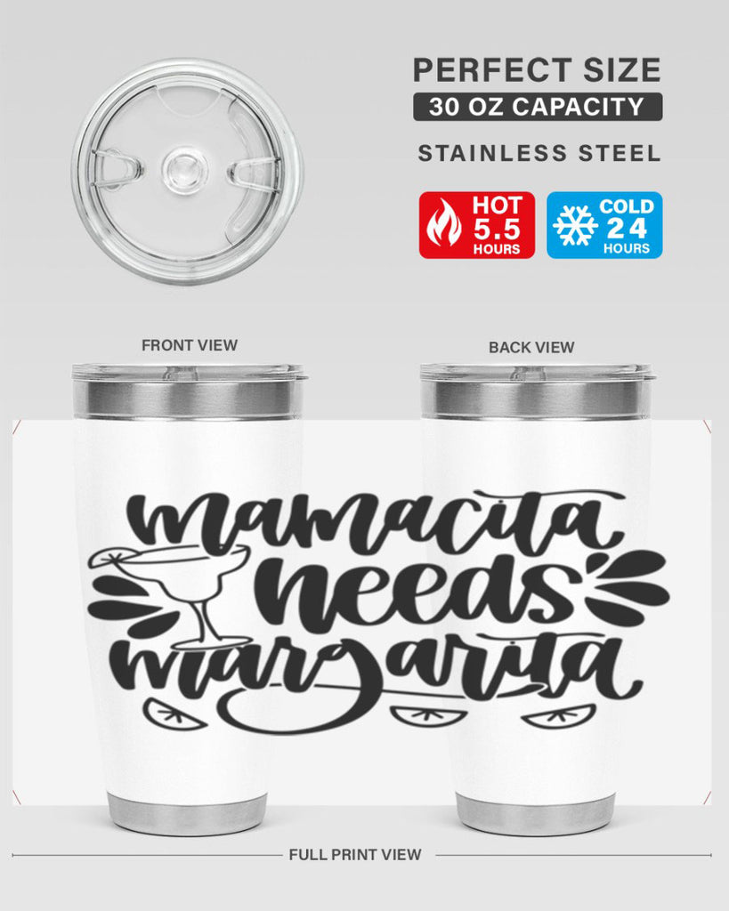 mamacita needs margarita 40#- wine- Tumbler
