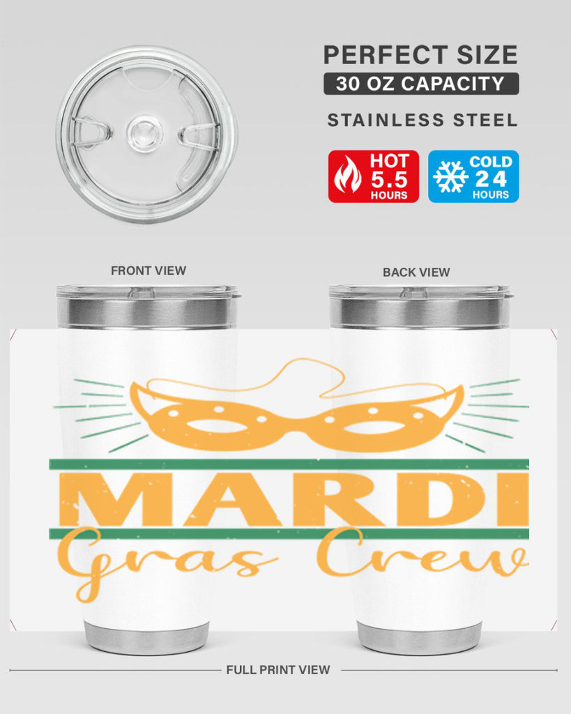 mardi gras crew 48#- mardi gras- Tumbler