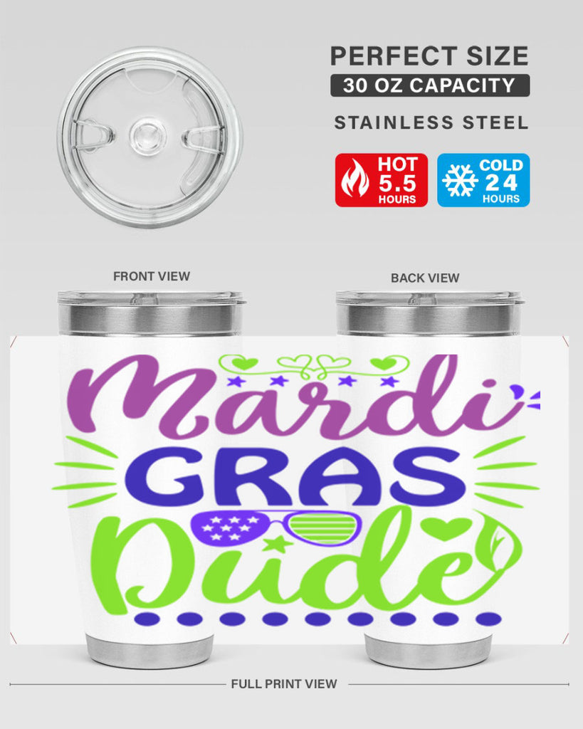 mardi gras dude 9#- mardi gras- Tumbler