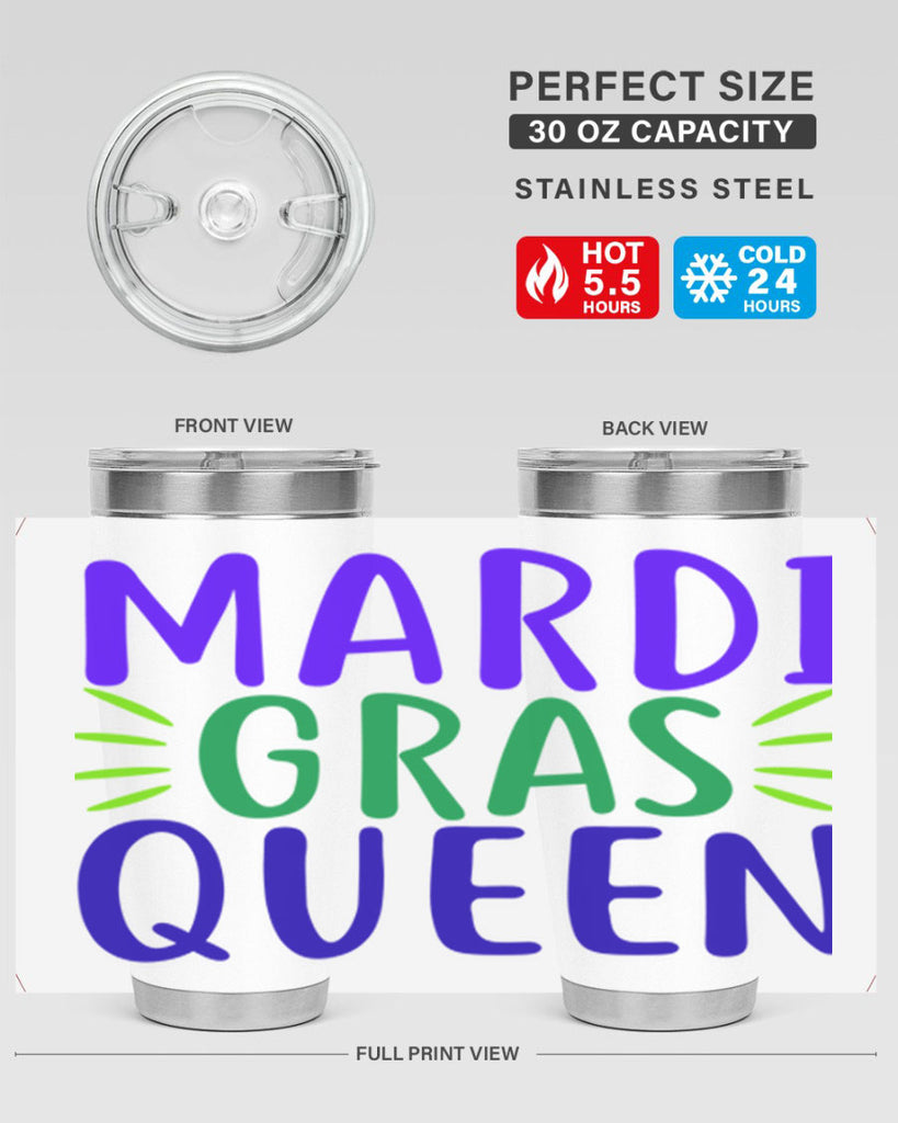 mardi gras queen 7#- mardi gras- Tumbler