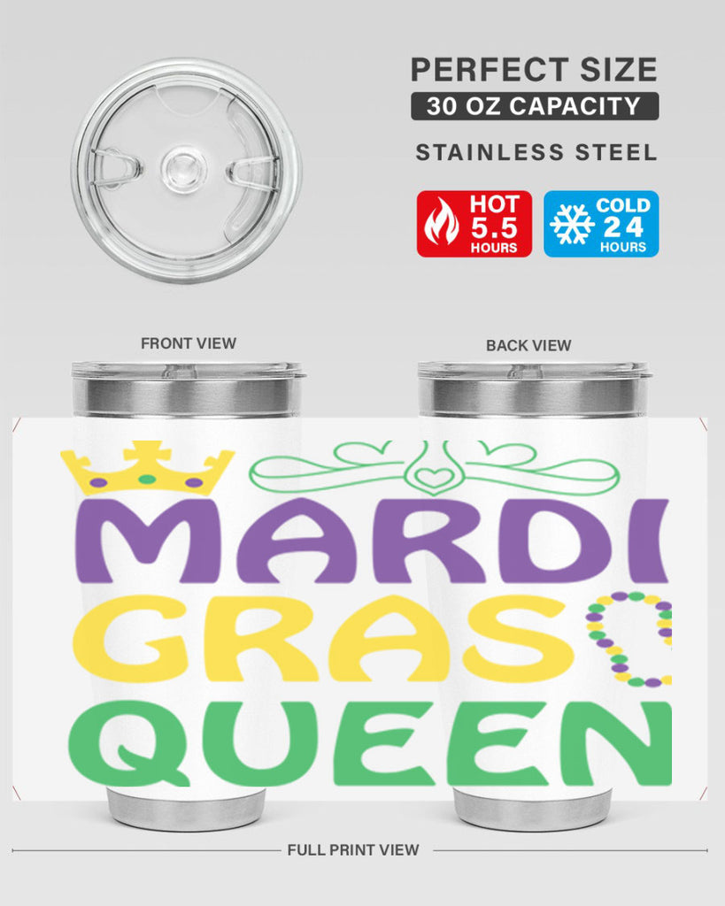 mardi gras queen 8#- mardi gras- Tumbler