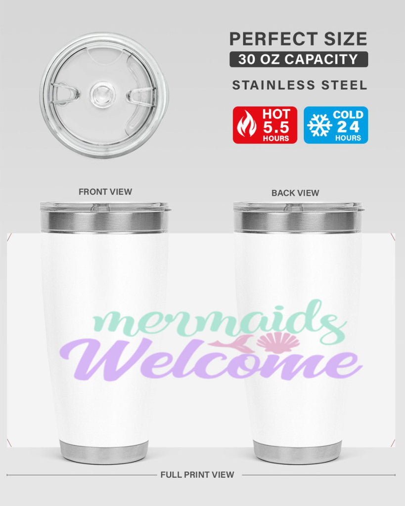 mermaids welcome 6#- mermaid- Tumbler