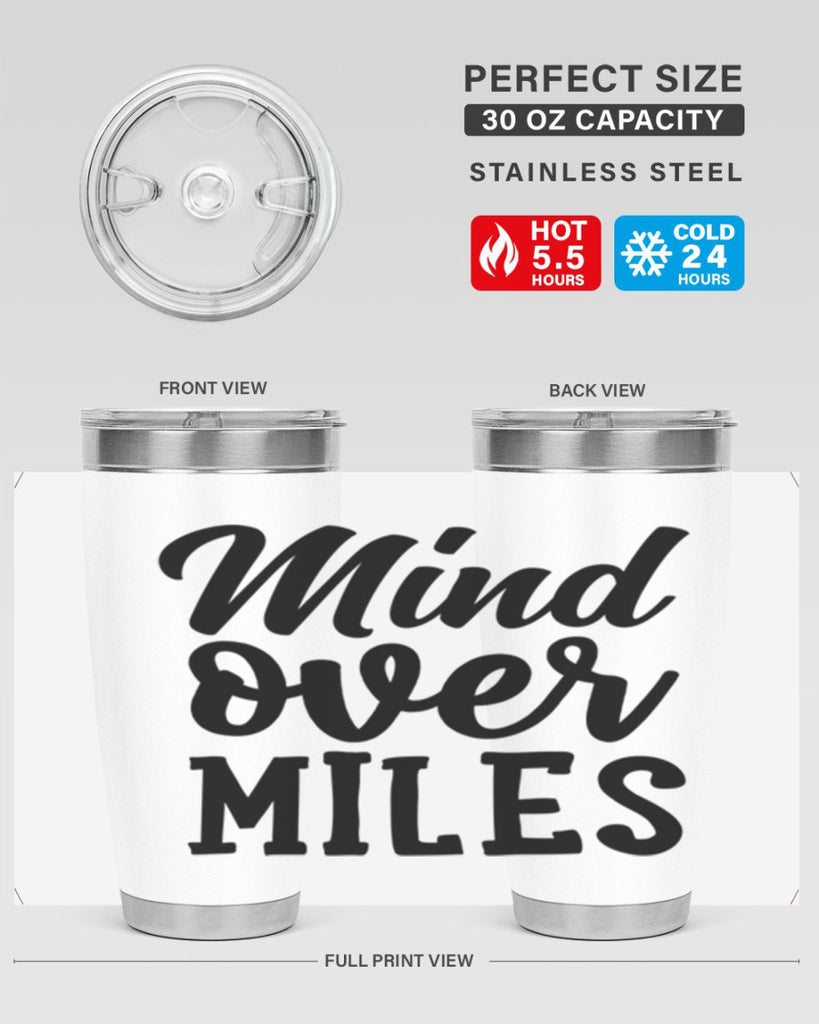 mind over miles 28#- gym- Tumbler
