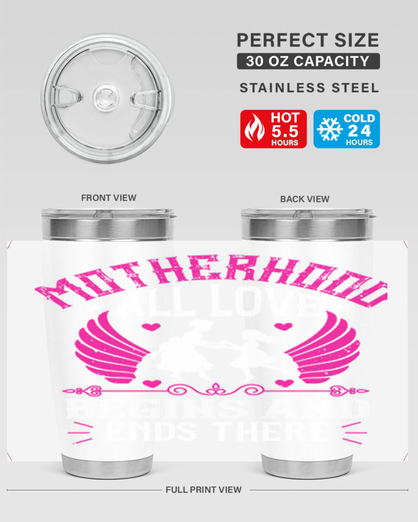motherhood all love 57#- mothers day- Tumbler