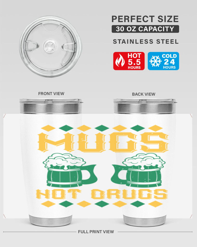 mugs not drugs 59#- beer- Tumbler