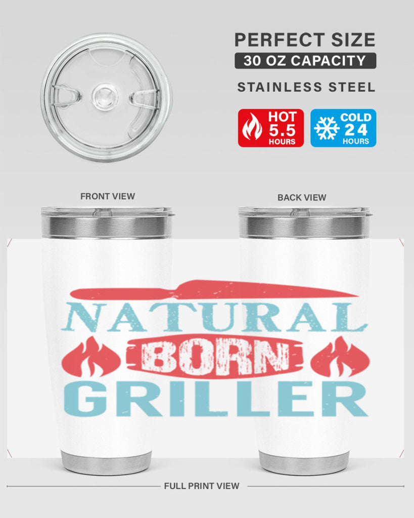 natural born griller 19#- bbq- Tumbler