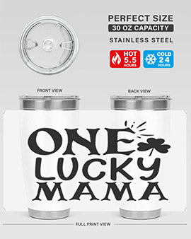 one lucky mama Style 34#- autism- Tumbler