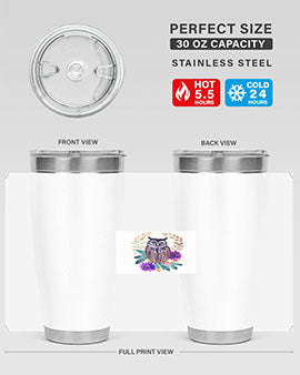 owl 17#- owl- Tumblers