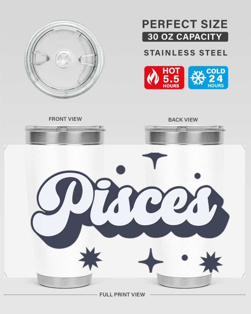 pisces 354#- zodiac- Tumbler