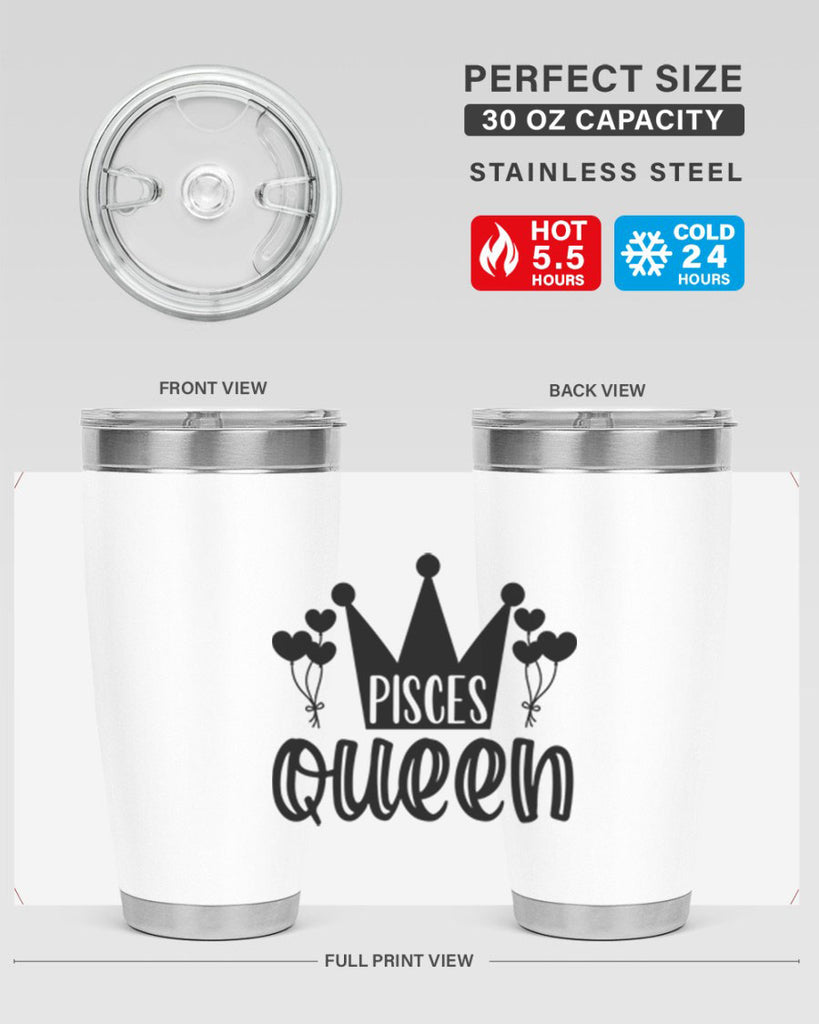 pisces queen 377#- zodiac- Tumbler