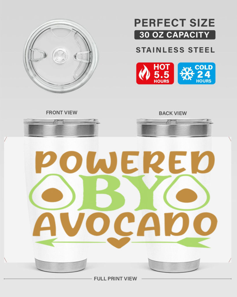 powered by avocado 3#- avocado- Tumbler
