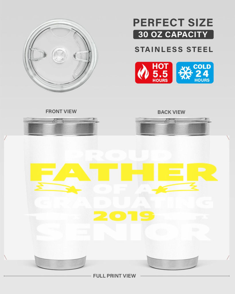 proud father of a graduating 264#- fathers day- Tumbler