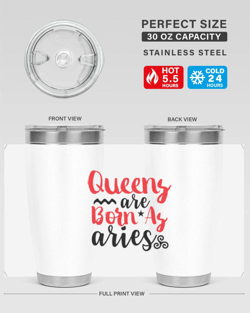 queens Are Born As Aries 384#- zodiac- Tumbler