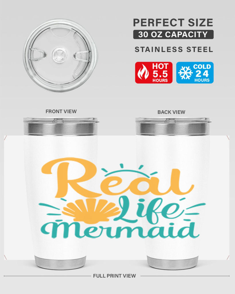 real life mermaid Style 79#- summer- Tumbler