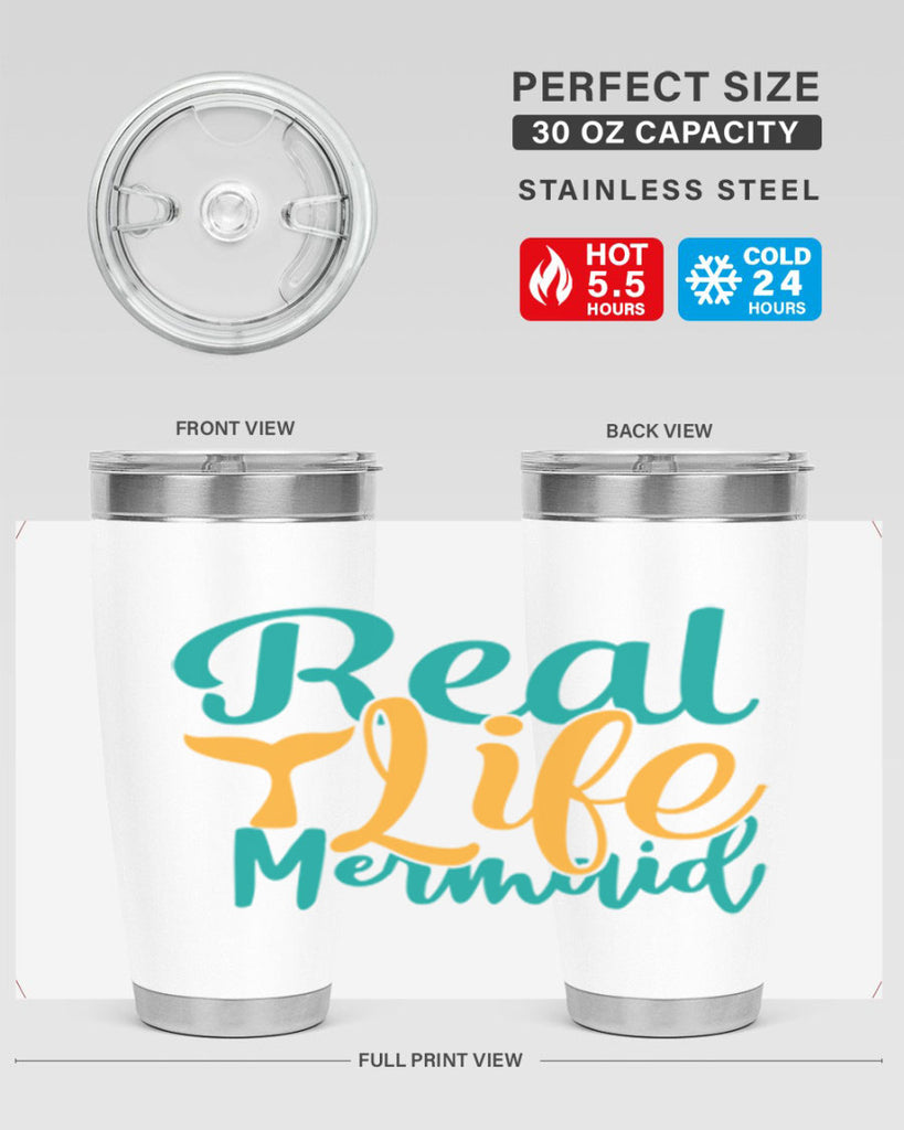 real life mermaid Style 80#- summer- Tumbler