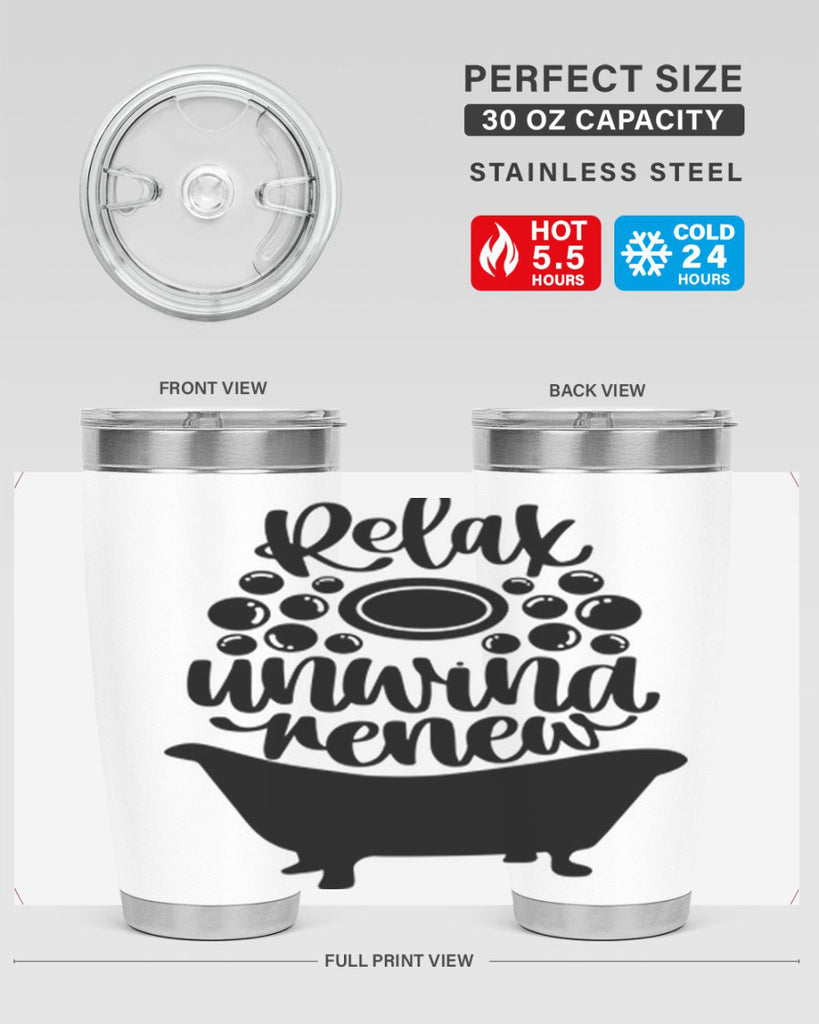 relax unwind renew 19#- bathroom- Tumbler