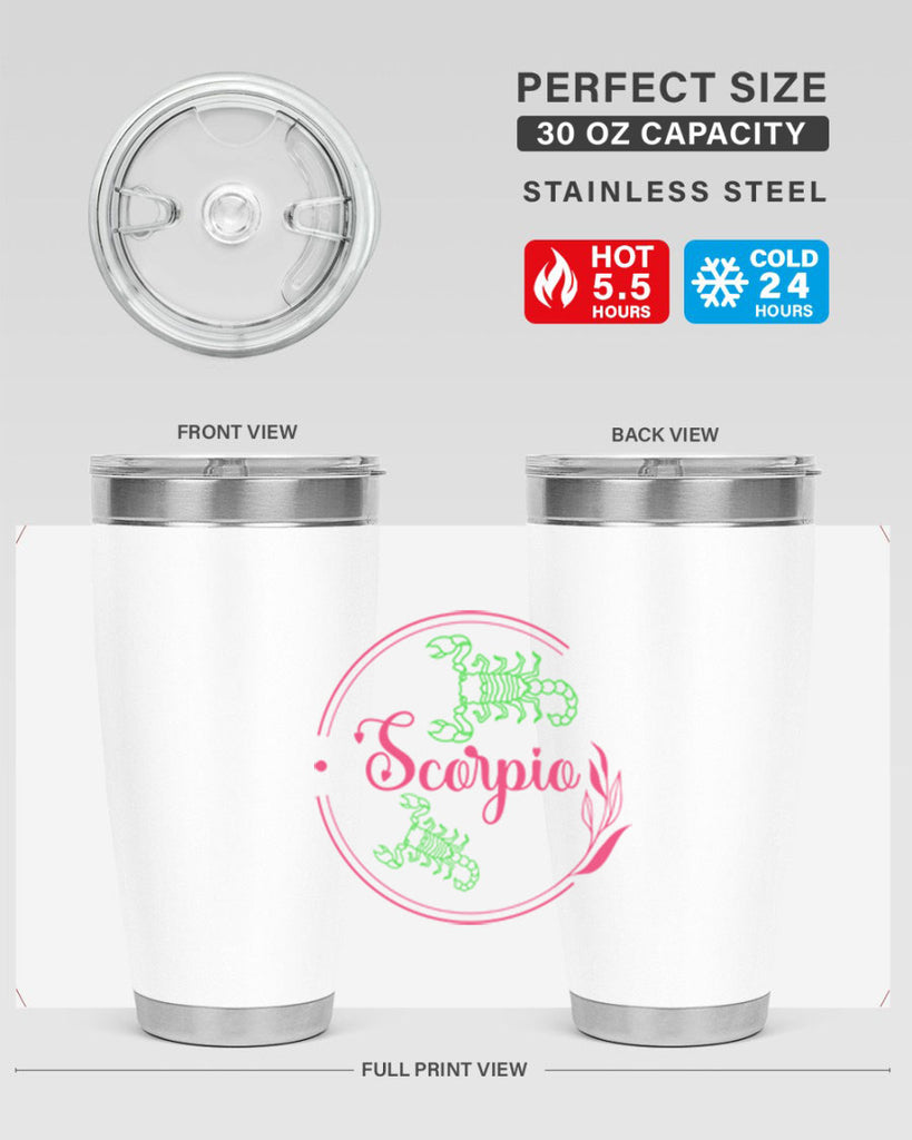 scorpio 437#- zodiac- Tumbler