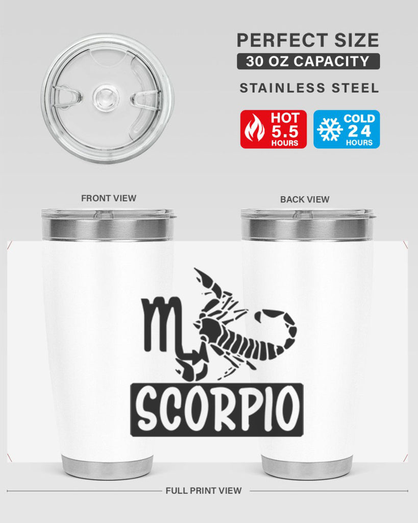 scorpio 440#- zodiac- Tumbler