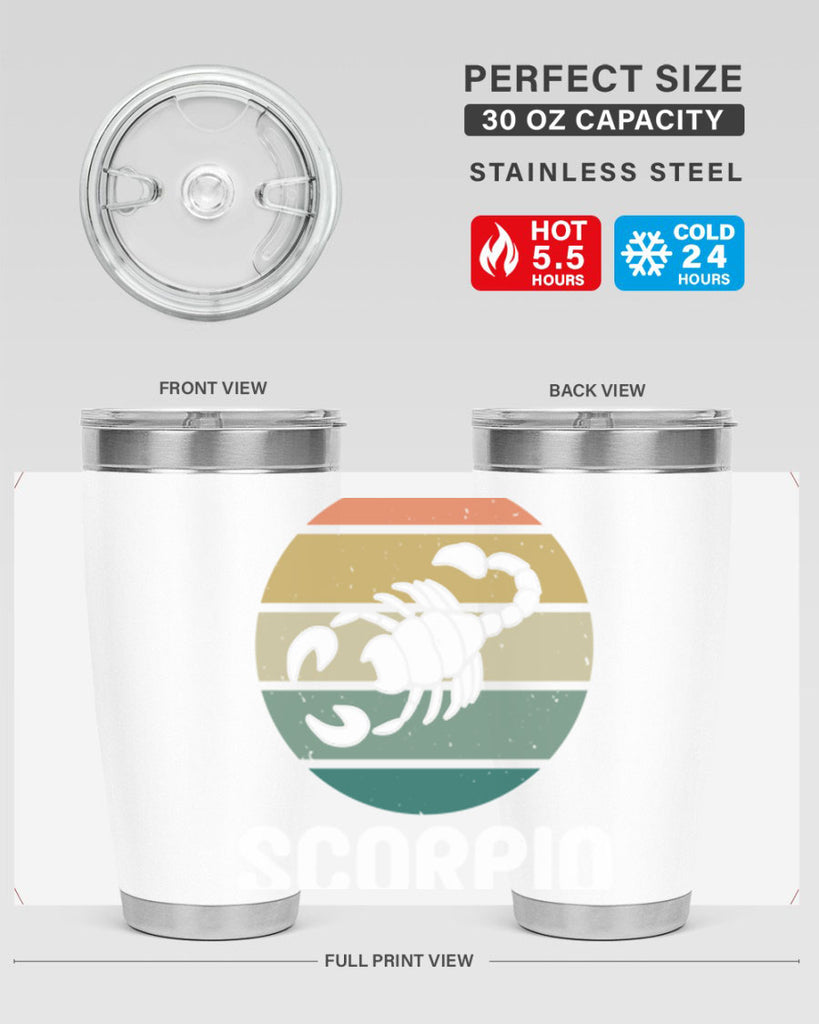 scorpio 451#- zodiac- Tumbler