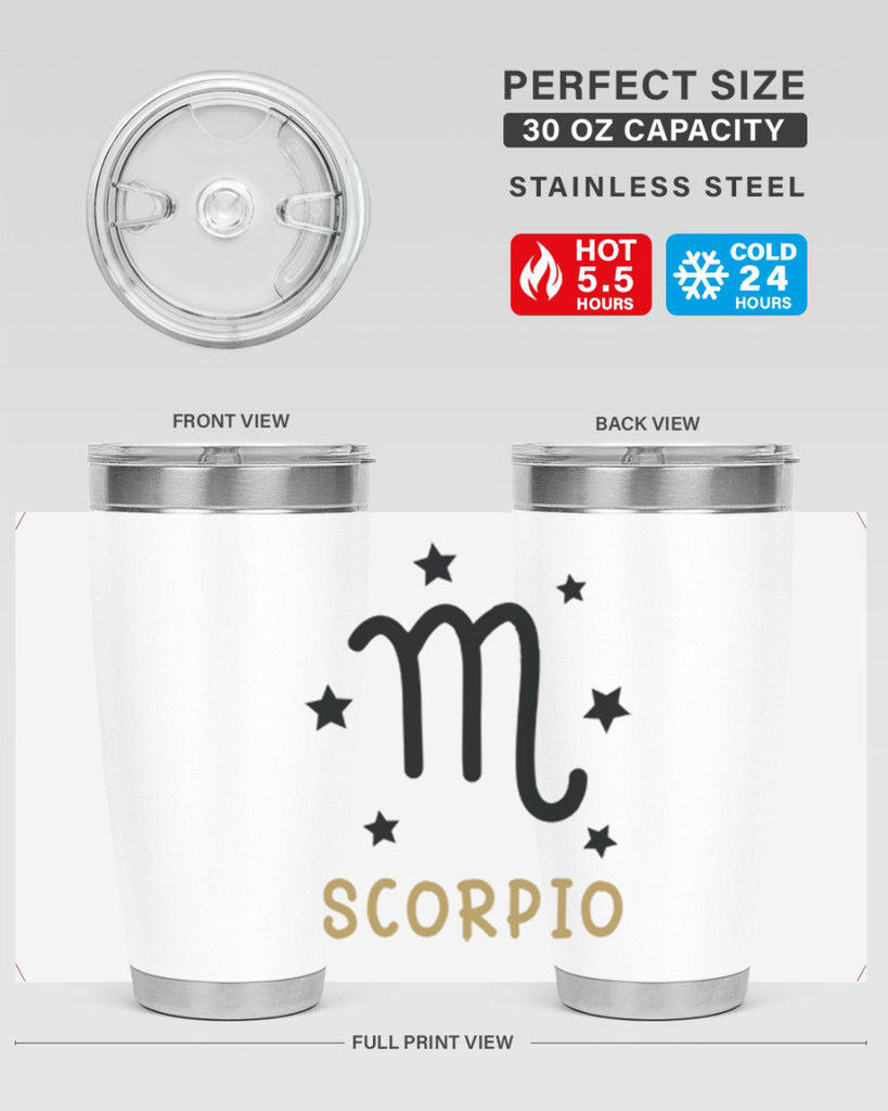 scorpio 455#- zodiac- Tumbler