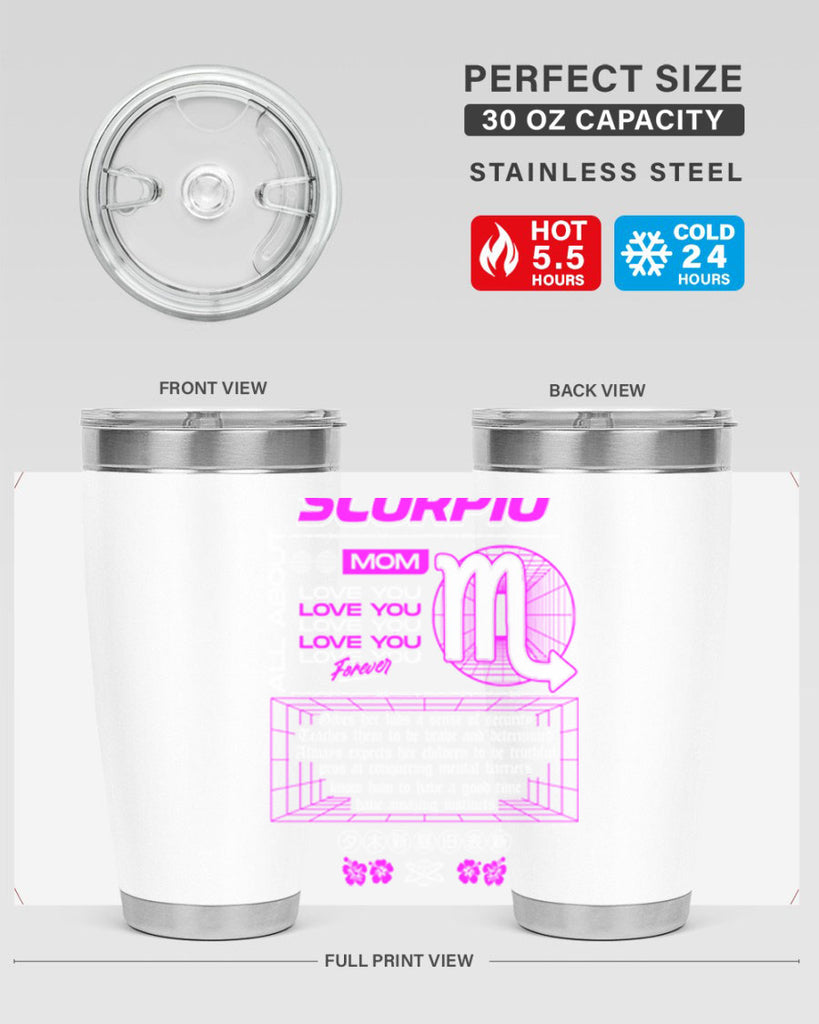 scorpio 457#- zodiac- Tumbler