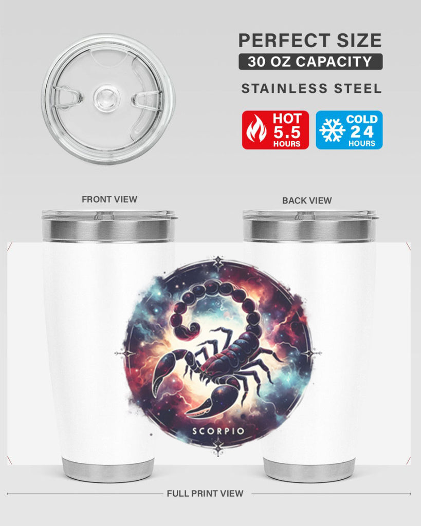 scorpio 460#- zodiac- Tumbler