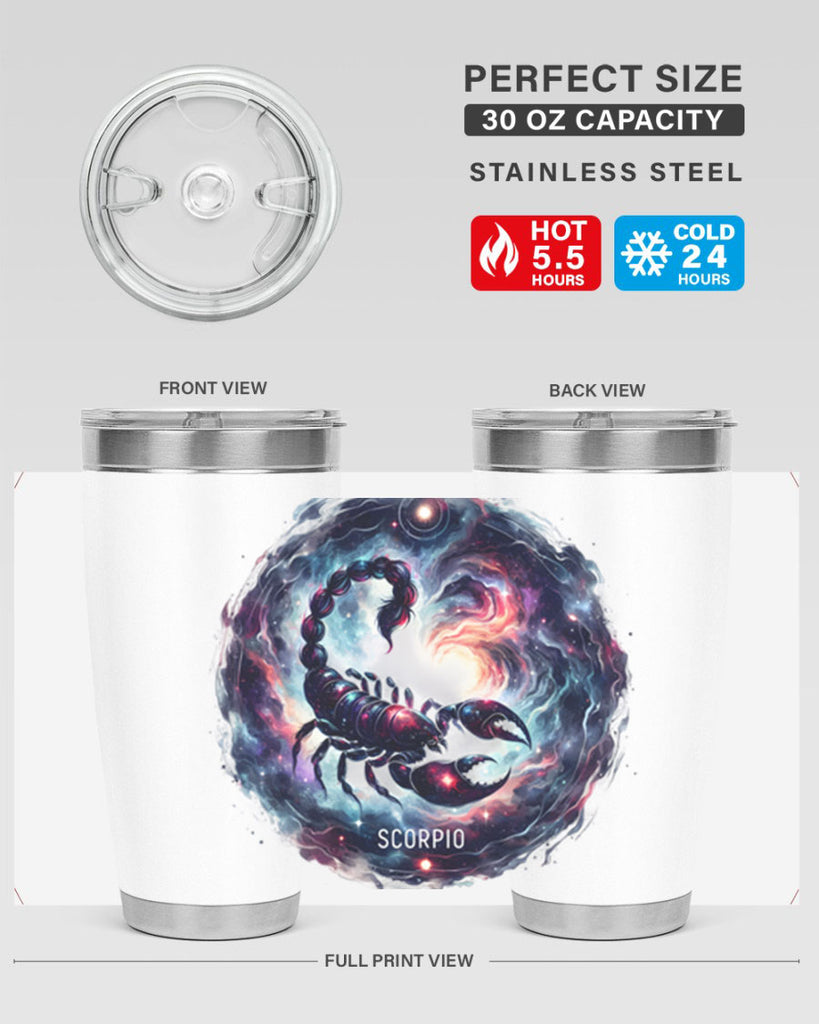 scorpio 461#- zodiac- Tumbler