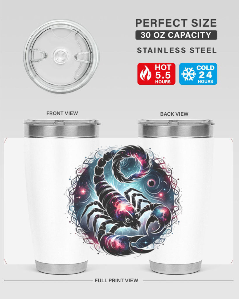 scorpio 463#- zodiac- Tumbler