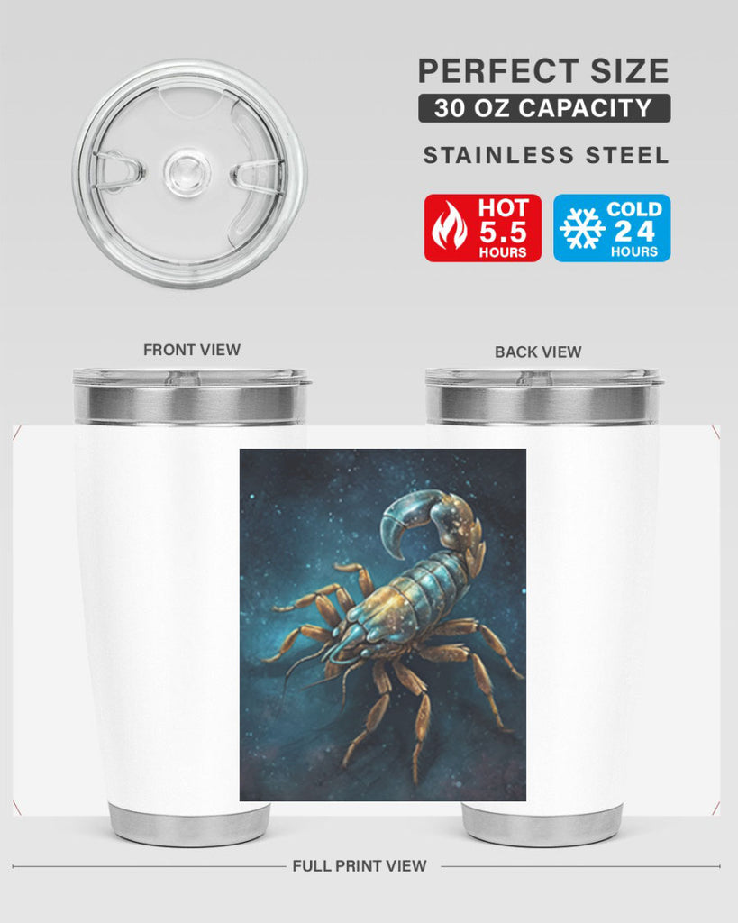 scorpio 46#- zodiac- Tumbler
