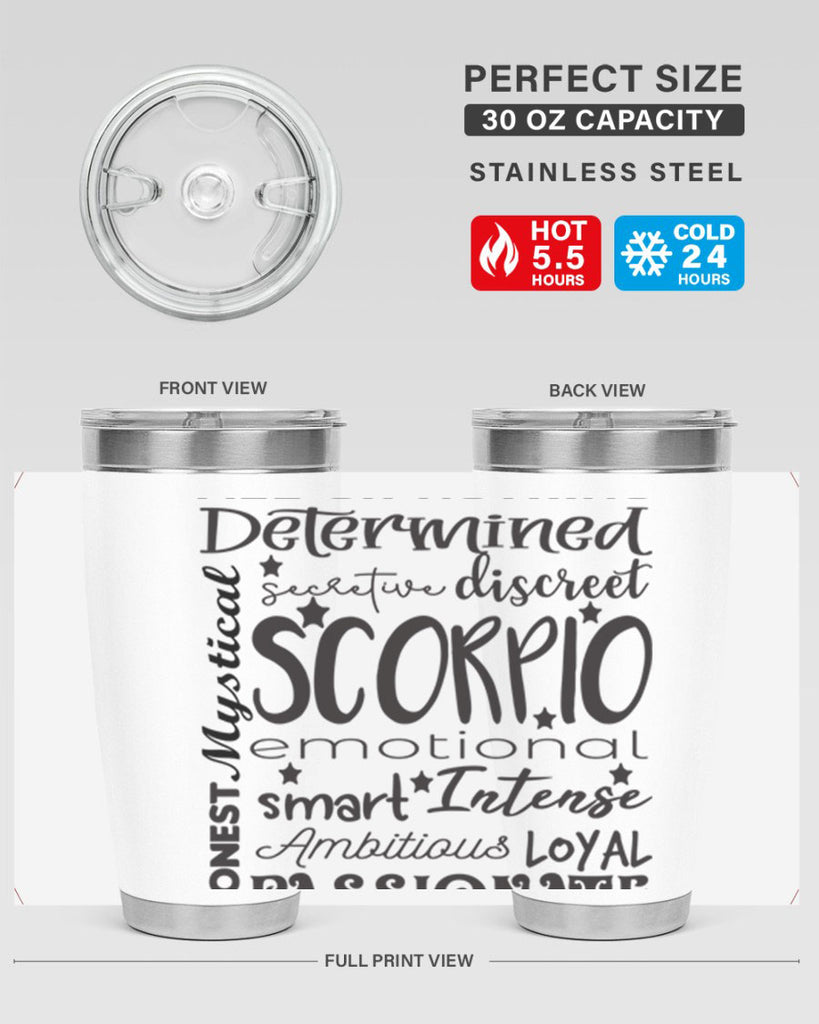 scorpio 572#- zodiac- Tumbler