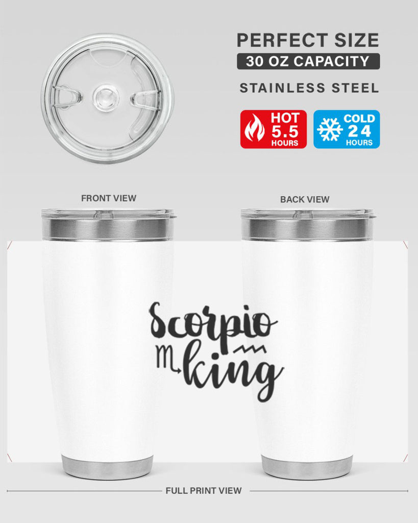 scorpio king 433#- zodiac- Tumbler