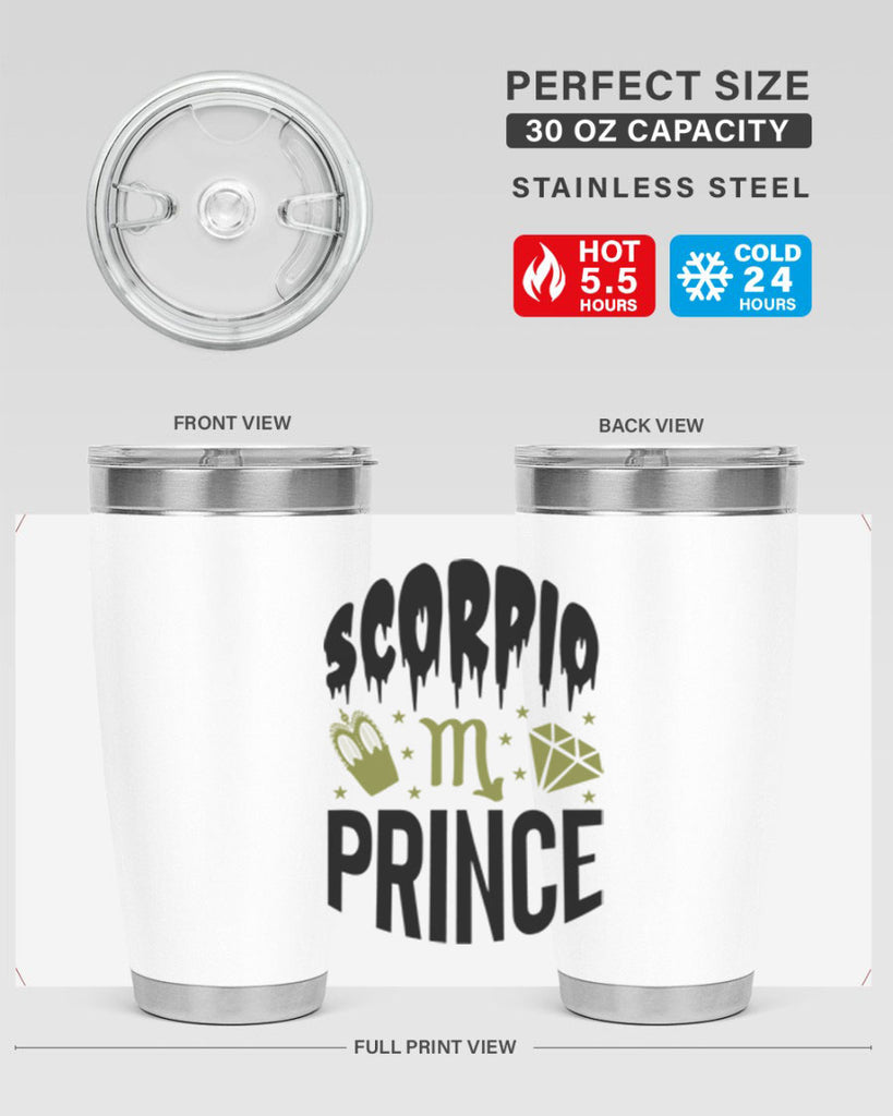 scorpio prince 445#- zodiac- Tumbler