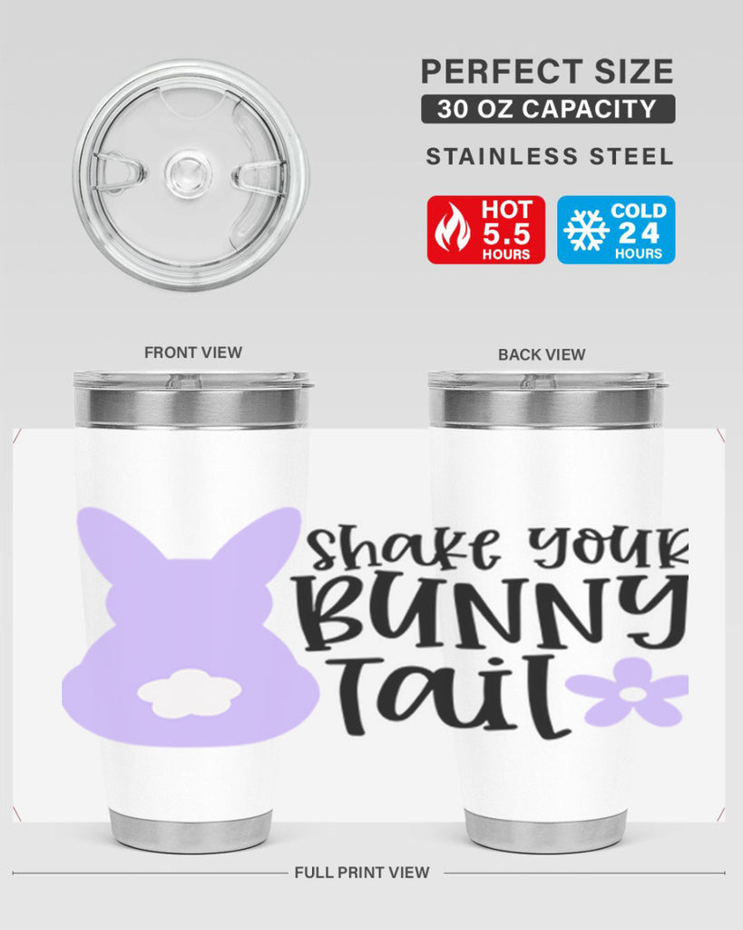 shake your bunny tail 12#- easter- Tumbler