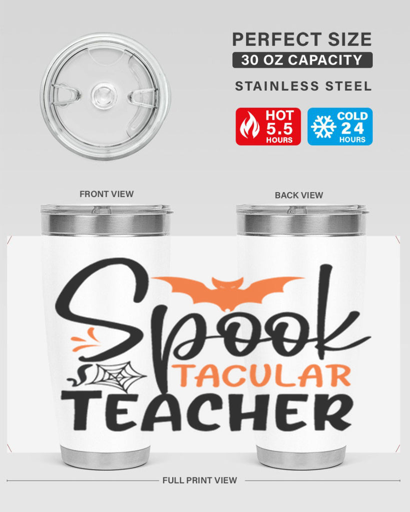 spooktacular teacher 106#- halloween- Tumbler