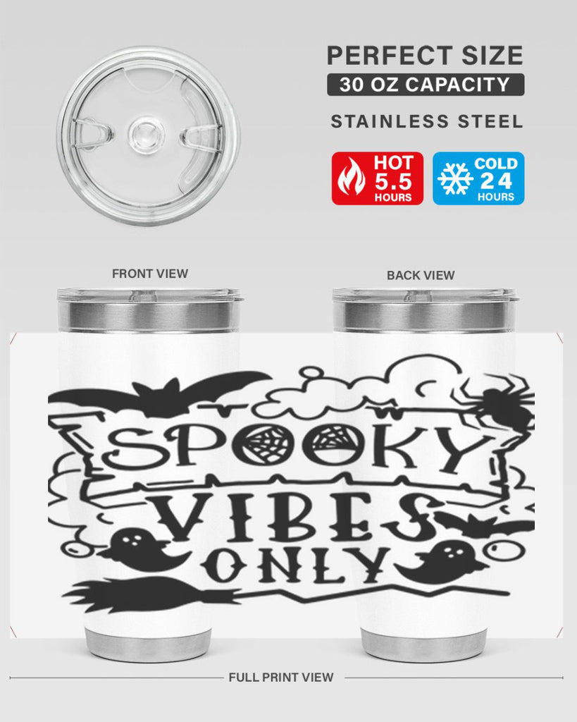 spooky vibes only 21#- halloween- Tumbler