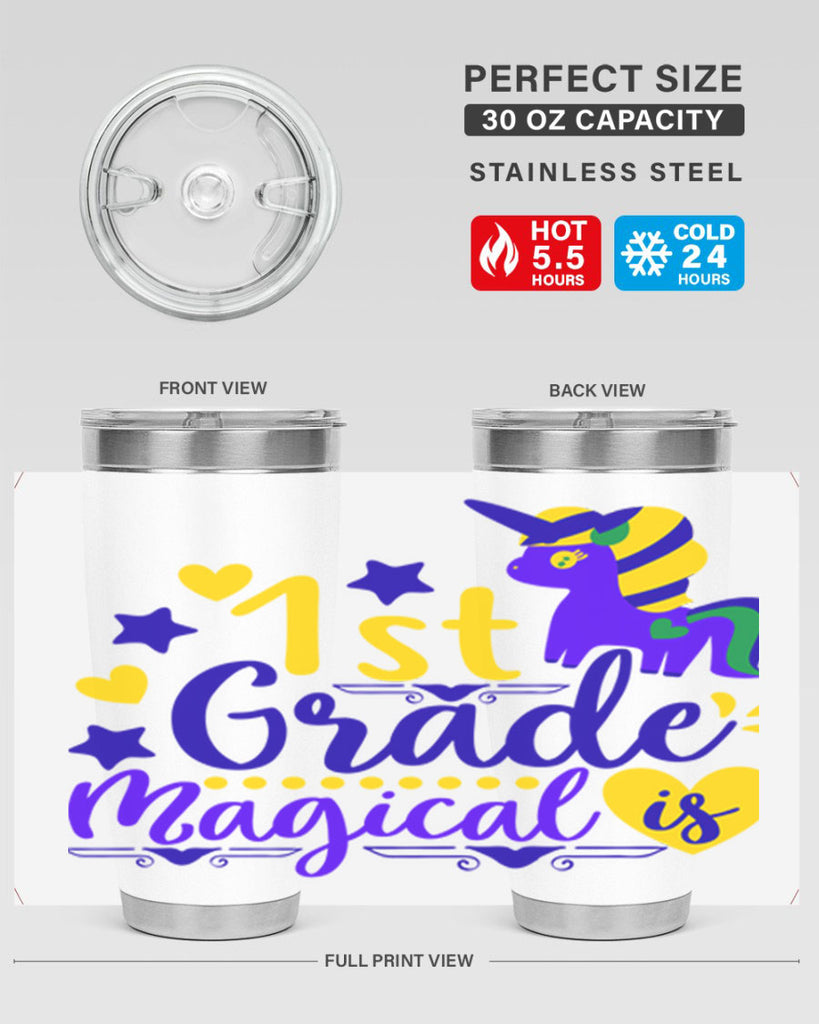 st grade magical 63#- mardi gras- Tumbler