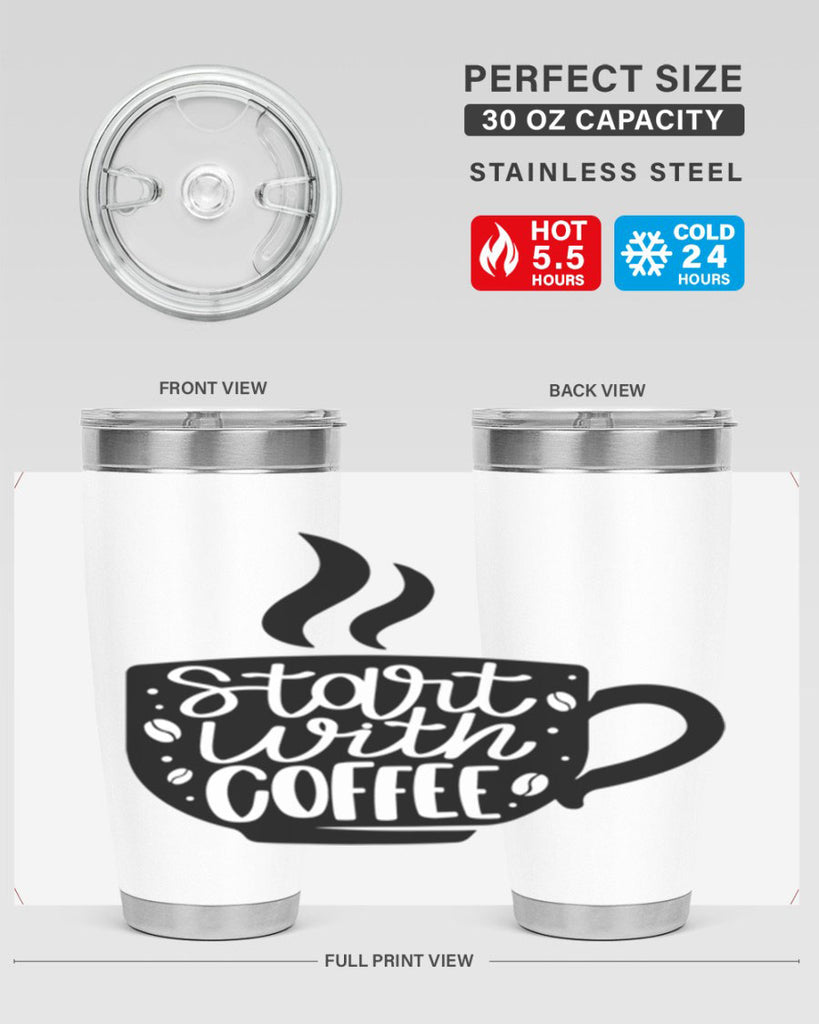 start with coffee 32#- coffee- Tumbler