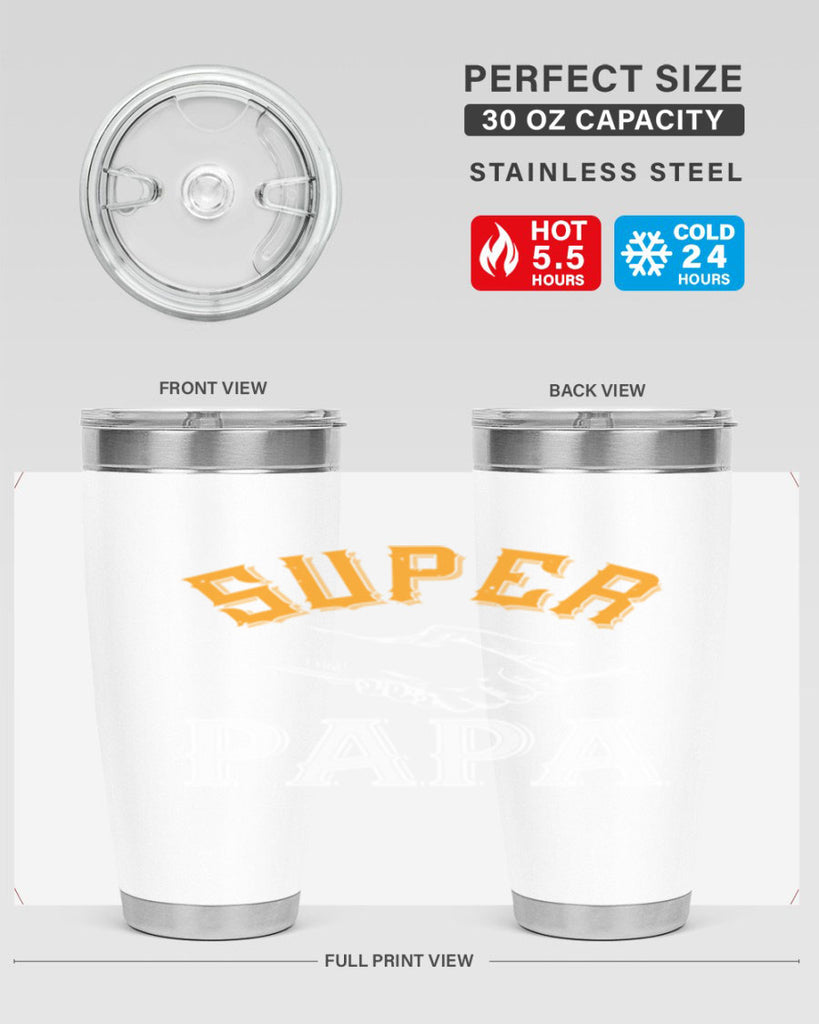 super papa 8#- grandpa - papa- Tumbler
