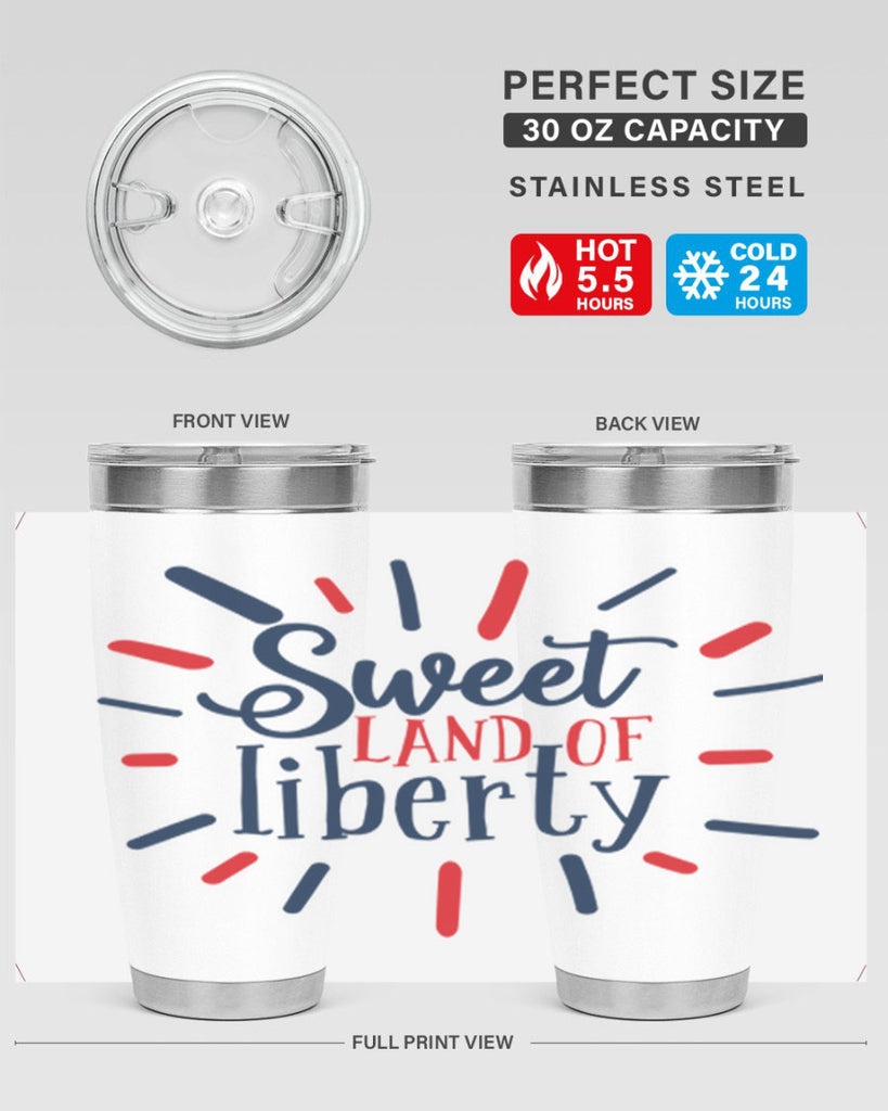 sweet land of liberty Style 7#- Fourt Of July- Tumbler