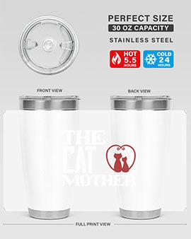 the cat mother Style 117#- cat- Tumbler