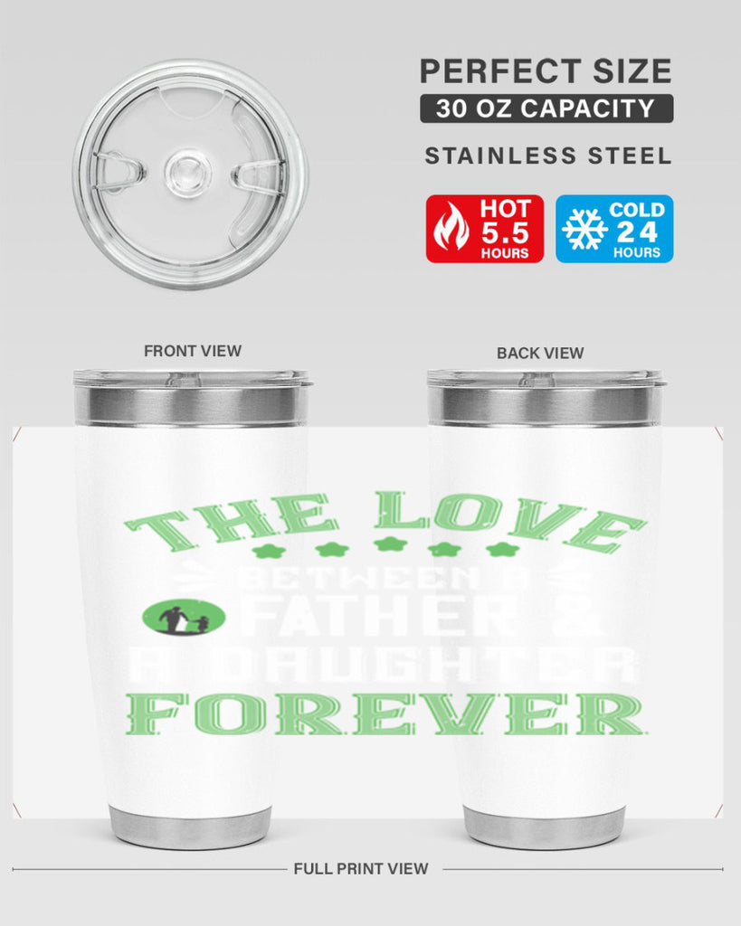 the love between father adoughter 5#- grandpa - papa- Tumbler