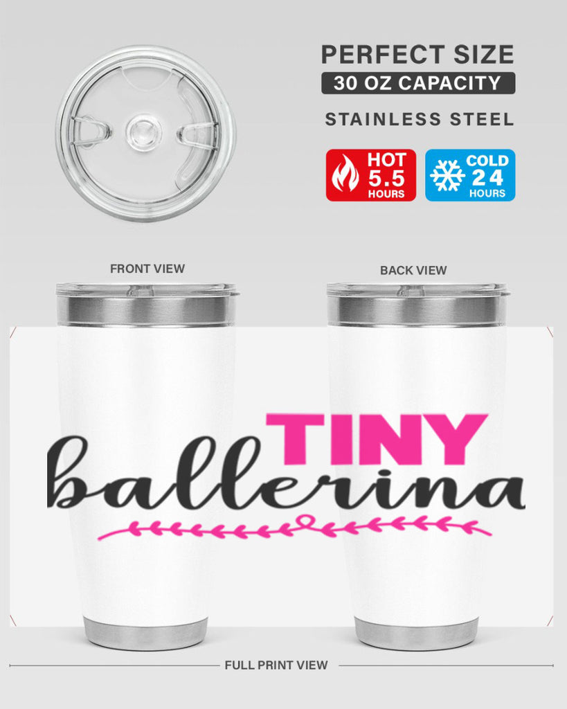 tiny ballerina 87#- ballet- Tumbler