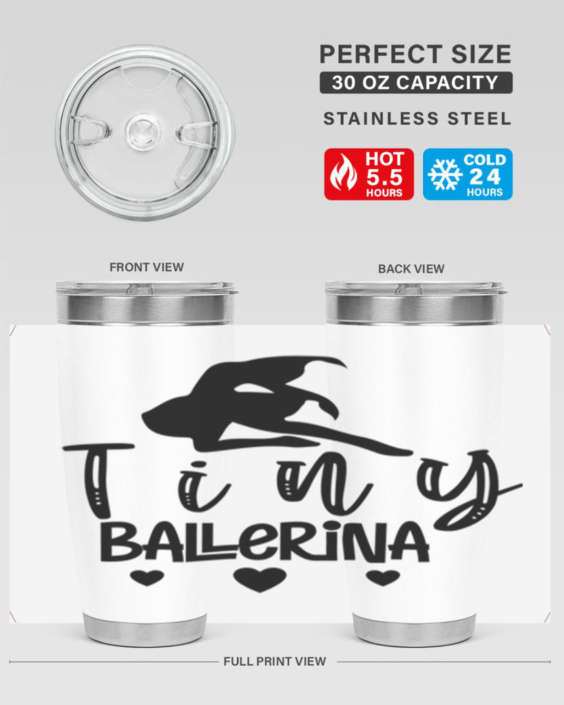 tiny ballerina 88#- ballet- Tumbler