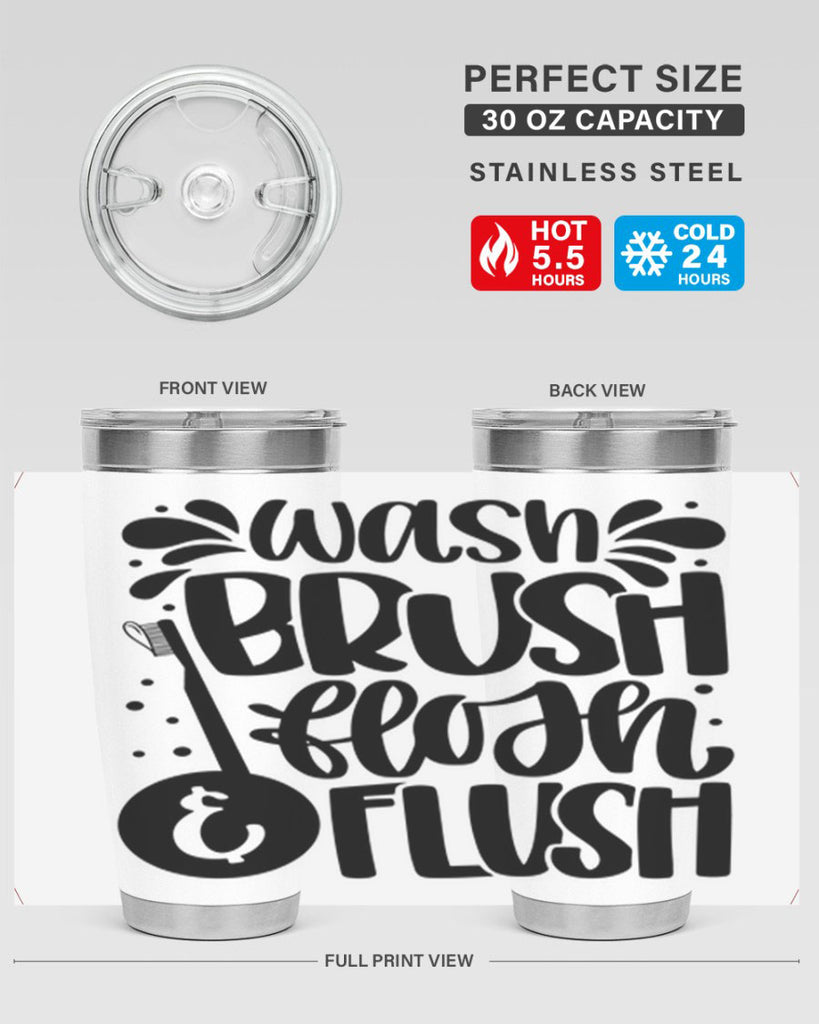 wash brush flosh flush 9#- bathroom- Tumbler