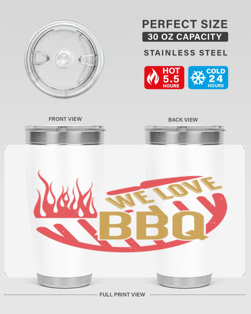 we love bbq 7#- bbq- Tumbler