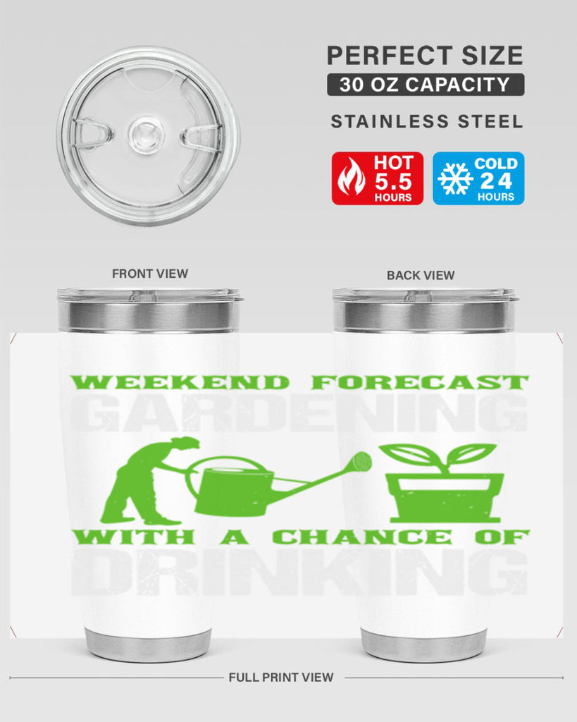 weekend forecast with a chance of 30#- farming and gardening- Tumbler